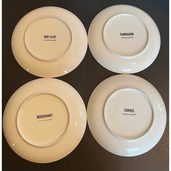 Vintage Taste Setter Herb Theme Salad Plates - Picture 10 of 10